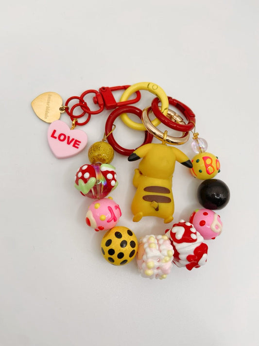Bijou de sac PIKACHU LOVER bazar bidule