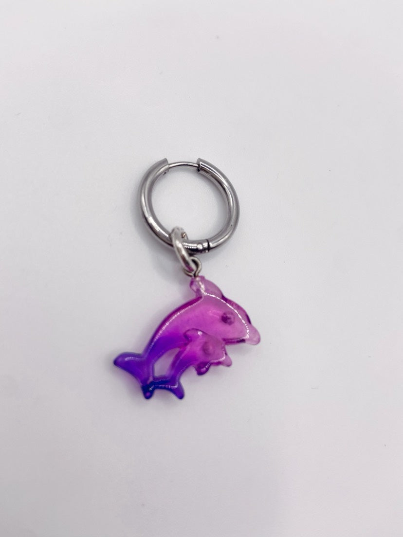 Mono boucle PURPLE SPLASH bazar bidule