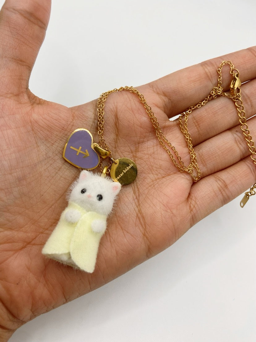 Collier COEUR DE SOURIS bazar bidule