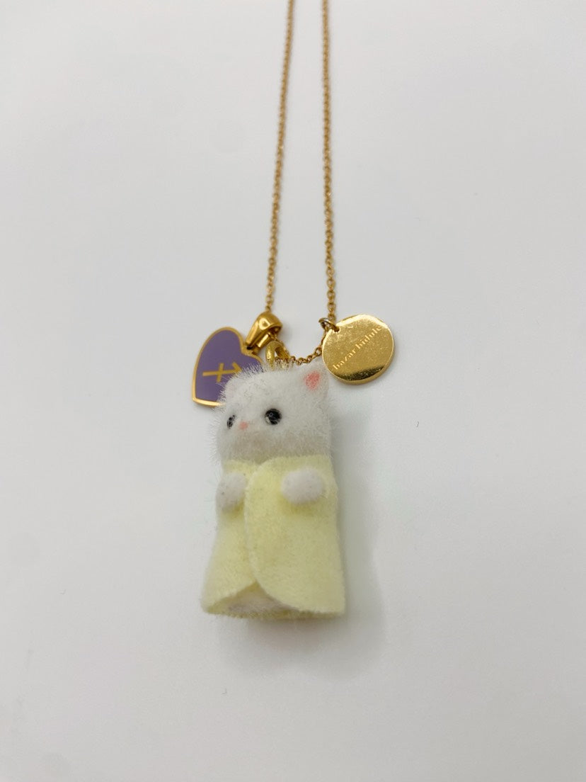 Collier COEUR DE SOURIS bazar bidule