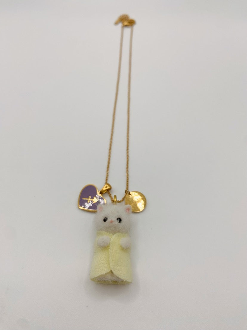 Collier COEUR DE SOURIS bazar bidule