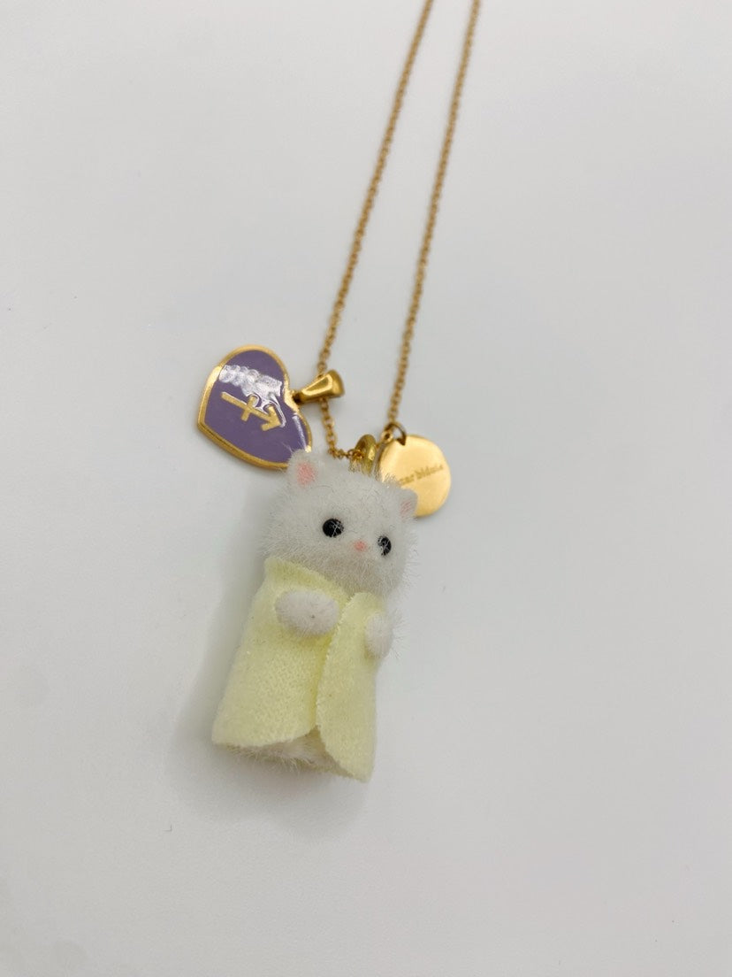 Collier COEUR DE SOURIS bazar bidule